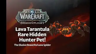 Lava Tarantula! Rare Hidden Hunter Pet!