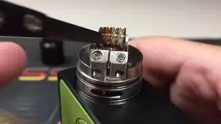 Augvape BTFC RDA built on the Purge Mods Squonk box