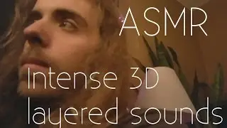 Intense Layered 3D ASMR-Leather tapping, affirmations, 'bang bang', tongue clicking, and more!