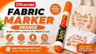Fabric Marker Orange Officemate