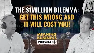 The $1Million Dilemma: Get This Wrong And It Will Cost You! Meaning Business Podcast Episode 15
