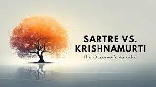 Sartre vs. Krishnamurti: The Observer's Paradox Explained