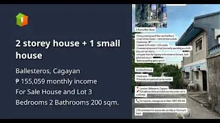 2 storey house + 1 small house