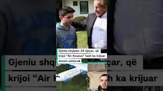 Gjeniu shqiptar 23 vje&ccedil;ar, q&euml; krijoi &ldquo;Air Kosova&rdquo; tash ka krijuar dronin ushtarak
