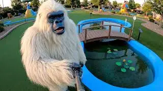 Yeti Discovers Mini Golf for the First Time - Epic Learning Adventure!