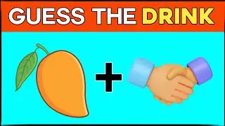 Guess The Drink 🍷 By Emoji.... [ Emoji Quiz] Guess The Right Answer By Emoji.....🤔