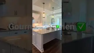 Custom gourmet kitchen? Yes!