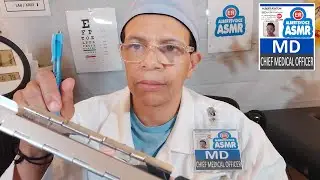 🥼🩺 Осмотр врача скорой помощи в больнице ASMR | Осмотр черепных нервов | Полный осмотр тела