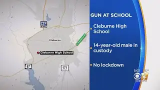 14-Year-Old Student At Cleburne High Brings Handgun To School
