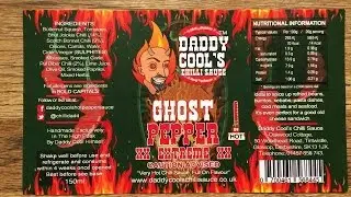 Daddy Cool's Ghost Pepper XXX Extreme XXX Hot Sauce Review!