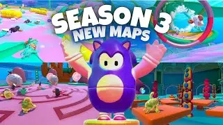 FALL GUYS | ALL 5 NEW SEASON 3 MAPS