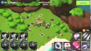 Boom Beach - Dr Terror's Terror stage level 20 ,24 ,36 ,48   (17/3/2016)  (216)