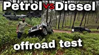 Full Off-road Diesel Thar vs Petrol Thar (offroad performance)