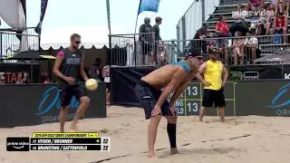 John Hyden Crazy Dig & Quick Finish, Beach Vball At Its Finest | AVP Gold Series Championships 2019