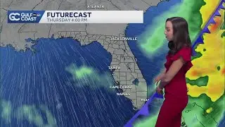 Spotty showers Monday night for Southwest Florida; Another cold front this week