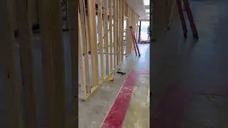 Day 1 framing  progress @ commercial job😍