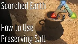 How to Use Preserving Salt in ARK: Scorched Earth