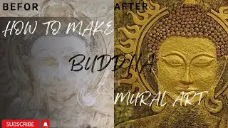buddha texture mural art #artwork