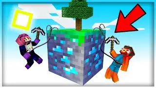 Odblokowaliśmy Najlepszy POZIOM 💎 w Minecraft *JEDEN BLOK*