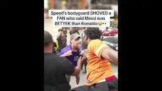 SPEED BODY GUARD SHOVE FAN #ishowspeedshorts #speed #ishowspeed