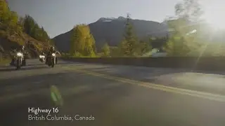 Motorcycle Adventure Along Highway 16 in Northern BC