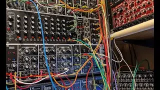 Ratcheting Berlin school sequence jam from players view.