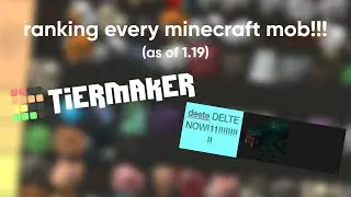 RANKING EVERY MINECRAFT MOB (1.19)