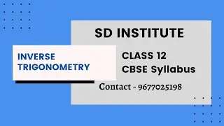 Class 12 CBSE Exercise 2.2 based on properties of Inverse Trigonometric Functions