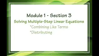 990 Module 1 Section 3