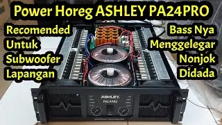 Power ASHLEY PA2.4PRO Class GB Double Travo, Cocok Untuk Speaker Subwoofer 18x4 Coil 5 in