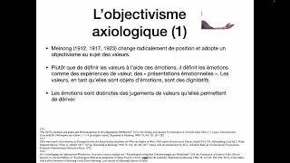 Brentano, Meinong, Husserl, cours 10, partie 2