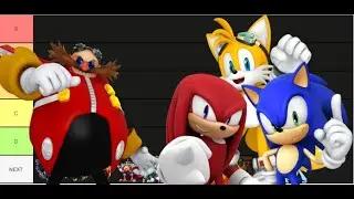 Sonic, Tails and Knuckles Create a Sonic Villains Tier List Part 1