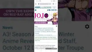 A3! Season Autumn & Winter Anime Reveals Updated Staff, 10/12 Debut, Winter Troupe Visual