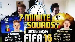 FIFA 16 7 MINUTE SQUAD BUILDER WITH INFORM DE BRUYNE!!! Hybrid SQUAD Builder!