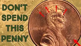 Valuable coin ! if you find this penny please don't spend ! 1995-D Doubled Die Obverse Lincoln Cent