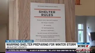 Beaufort County prepares warming shelter ahead of winter storm