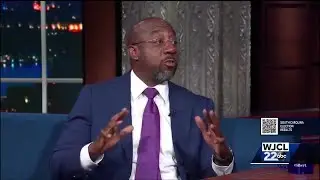 Sen. Raphael Warnock on Stephen Colbert
