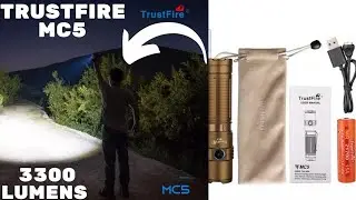 Lanterna Trustfire MC5 Personalizada Edc Defense 3300 Lumens