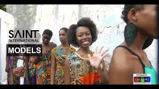 Fashion Models in downtown Kingston, Jamaica
