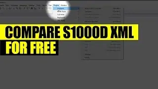 Compare S1000D XML FREE with Notepad++ (and a FREE plugin)