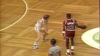 Michael Jordan iconic game against the Boston Celtics