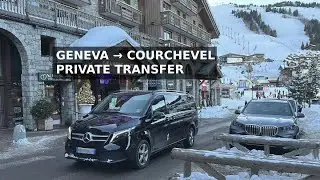 Private transfer from Geneva Airport to Courchevel with ByCAR company