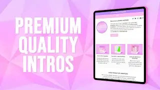 Welcome to SIMPLY INTROS! &ndash; Everything for Creators