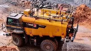 In open cast mines, dust separation is done through water sprinklers. (beml water SPRINKLERS)