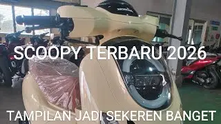HONDA SCOOPY TERBARU 2026 FARIAN STYLISH CREAM BEIGE ➖ TAMPILAN SANGAT MEWAH JADI KEREN BANGET GUYS 