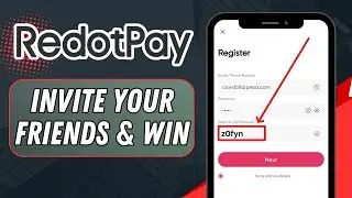 Как пригласить друзей и получить вознаграждение в RedotPay (зарабатывайте 5 долларов за каждое пр...