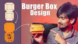 Burger Box Packaging Design Tutorial | Graphic Design for Beginners