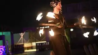 Dubai Desert Safari Fire Dance Performance