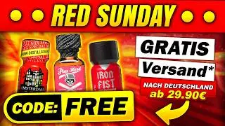 Red Sunday - Gratis Versand im Poppers Shop