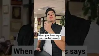 Когда твой менеджер сказал, что ты можешь уйти пораньше 😂